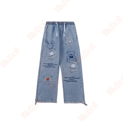 cute pattern jeans